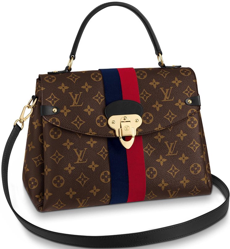 LOUIS VUITTON LV MONOGRAM GEORGES BB BROWN SHOULDER BAG
