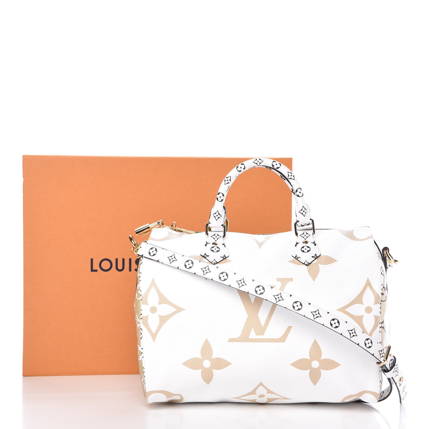 LOUIS VUITTON GIANT MONOGRAM SPEEDY BANDOULIERE 30