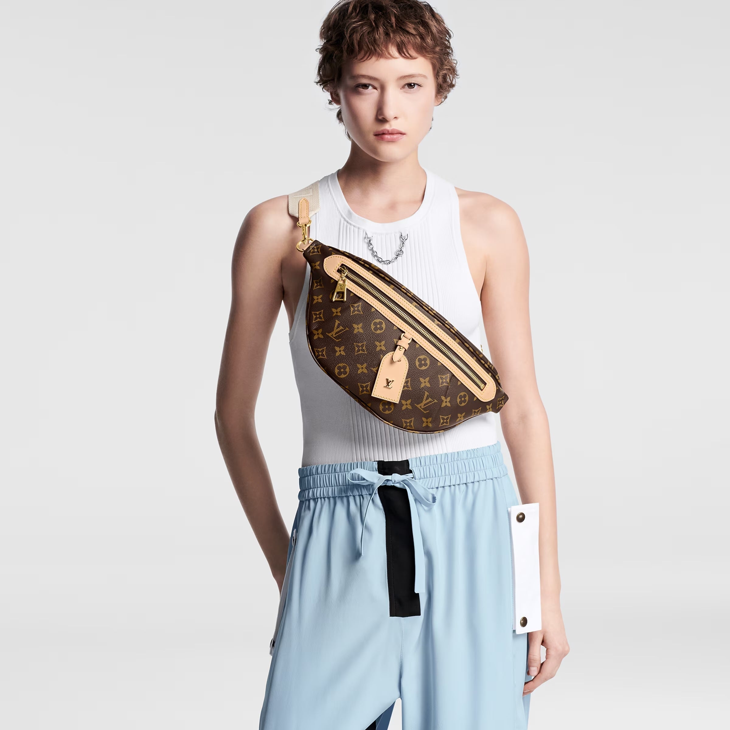 LOUIS VUITTON MONOGRAM LARGE HIGH-RISE BUMBAG