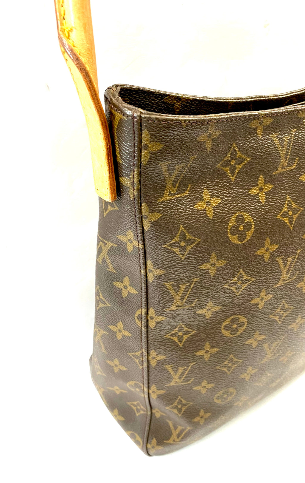 LOUIS VUITTON MONOGRAM LOOPING GM ZIPPED HOBO BAG