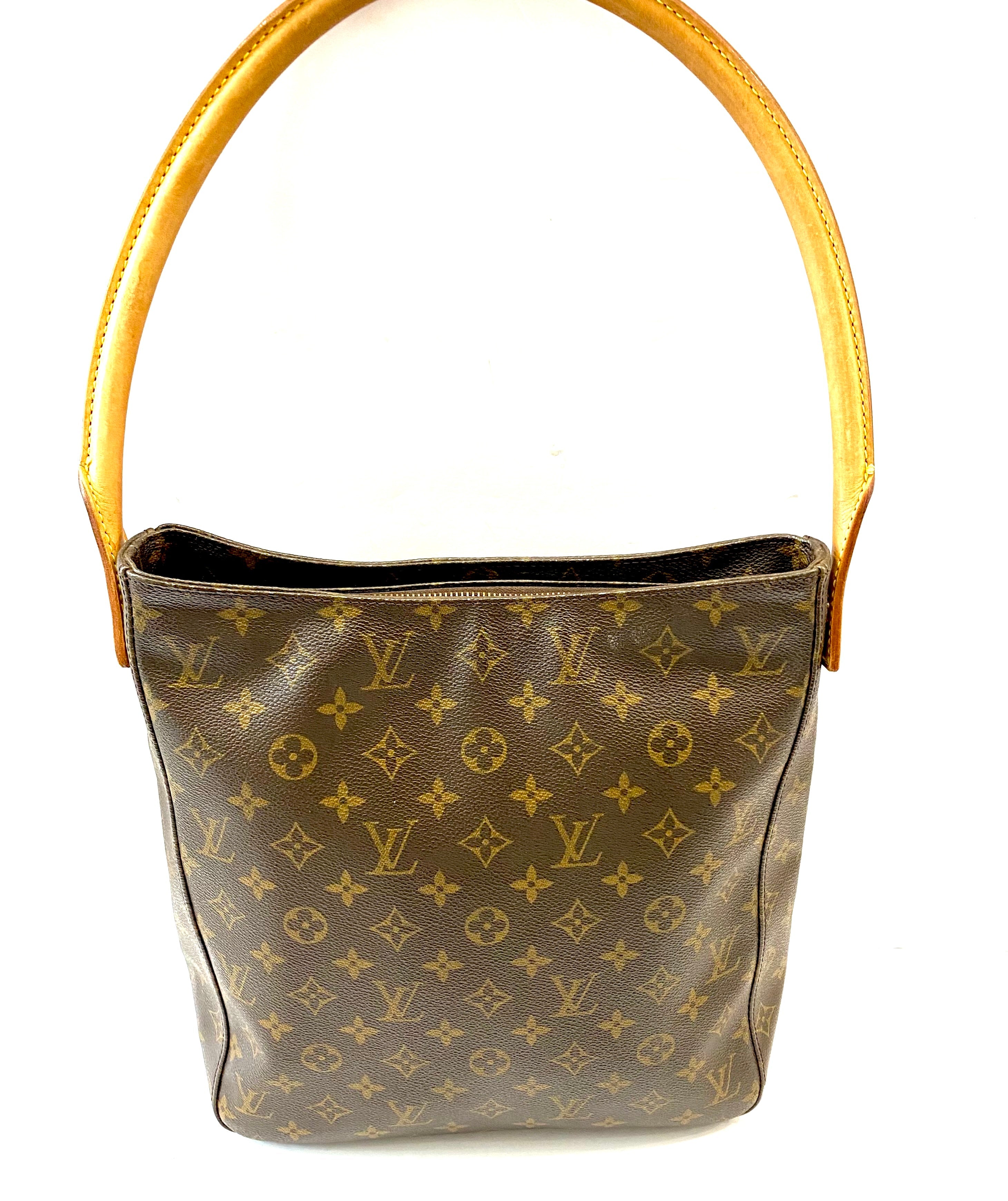 LOUIS VUITTON MONOGRAM LOOPING GM ZIPPED HOBO BAG