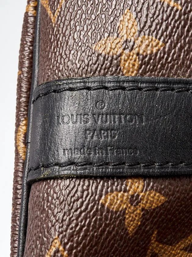 LOUIS VUITTON MONOGRAM MACASSAR KEEPALL 45 BANDOULIÈRE BAG