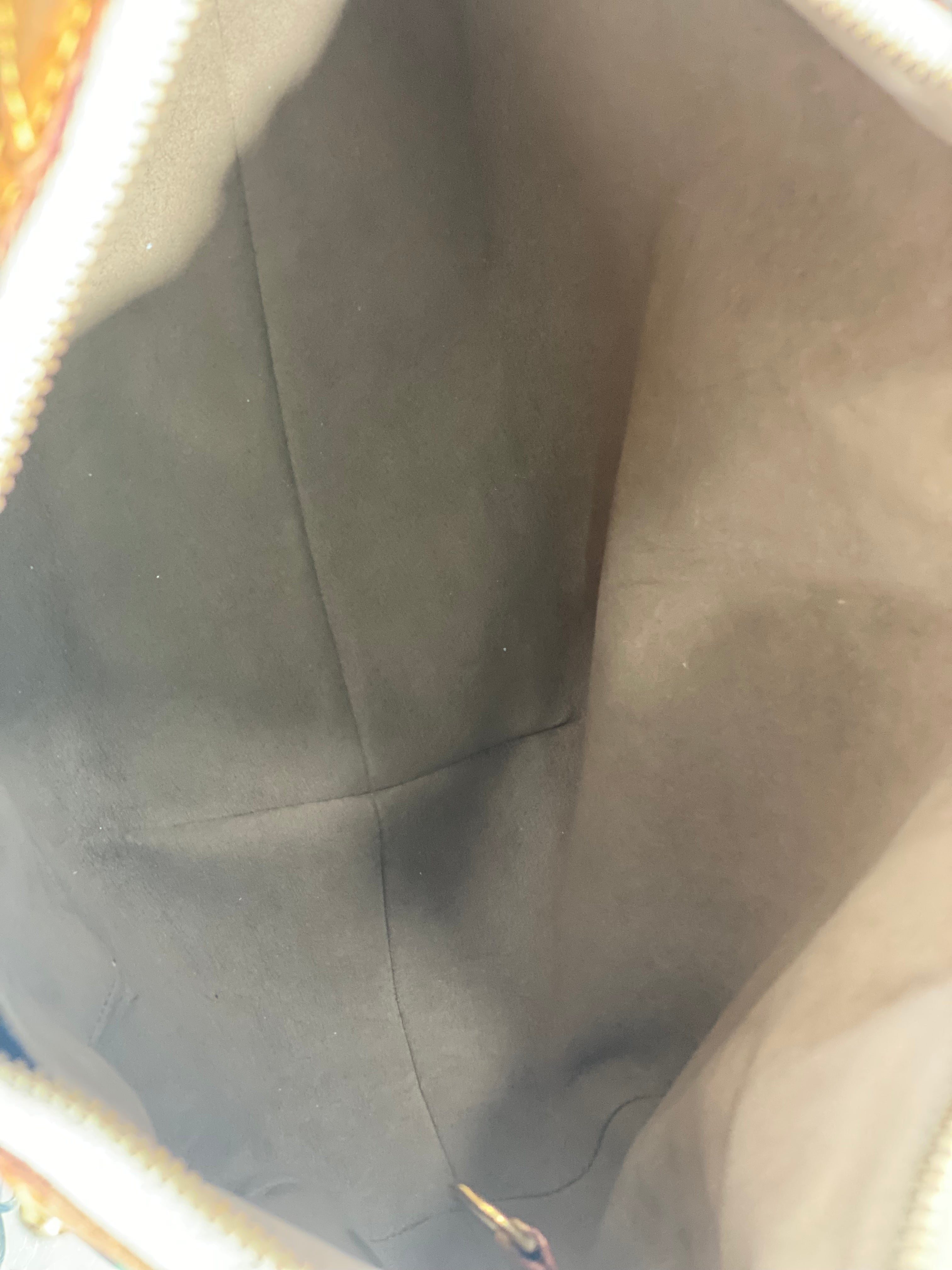 LV MONOGRAM MULTICOLOR BLACK GRETA HOBO BAG