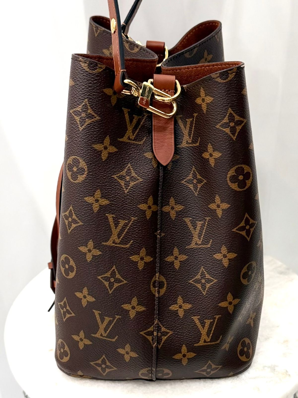 LOUIS VUITTON MONOGRAM NOÉNOE MM SHOULDER BAG CARAMEL
