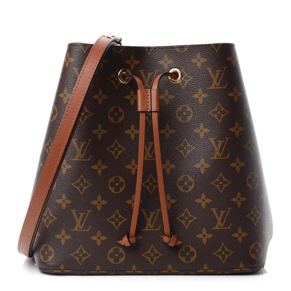 LOUIS VUITTON MONOGRAM NOÉNOE MM SHOULDER BAG CARAMEL