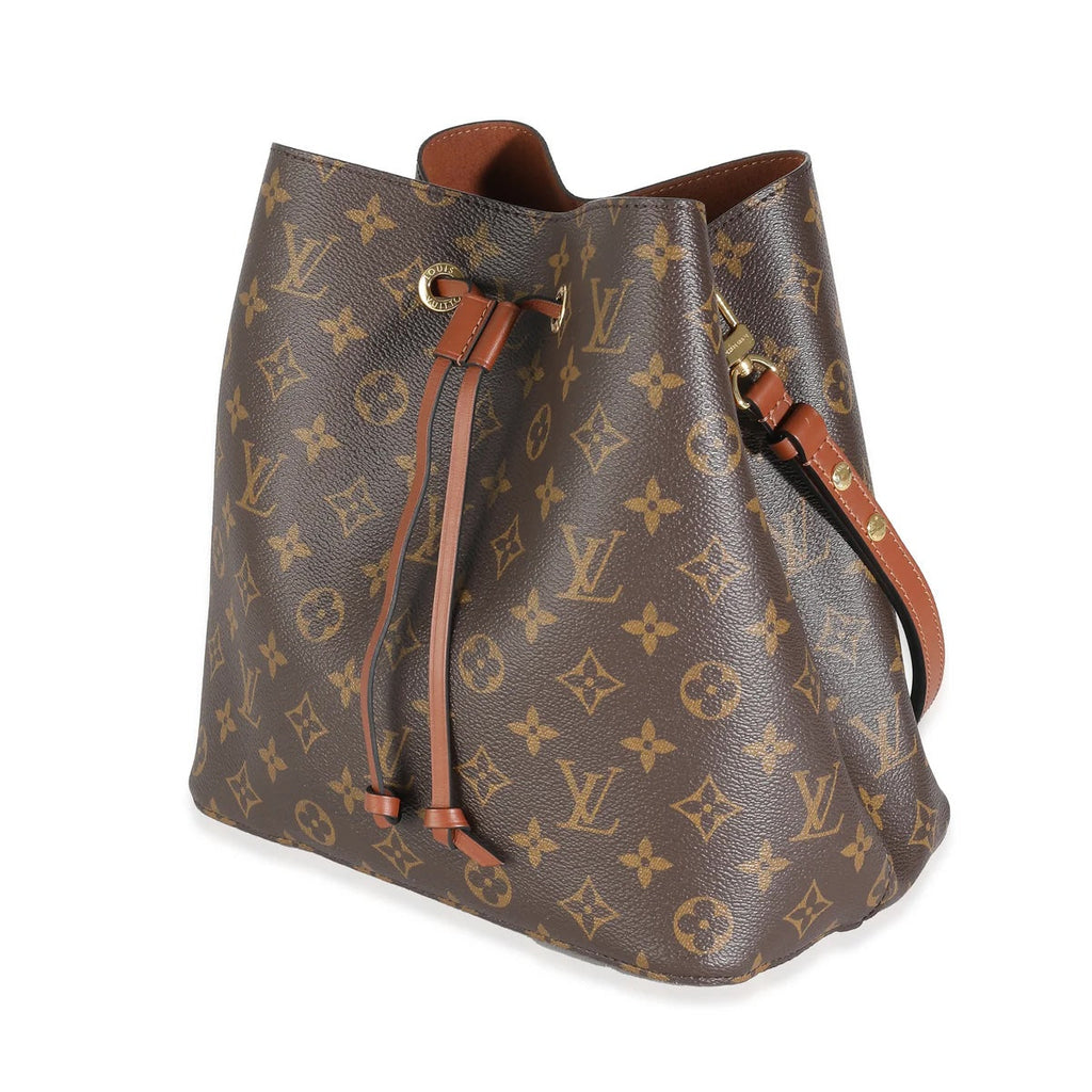 LOUIS VUITTON MONOGRAM NOÉNOE MM SHOULDER BAG CARAMEL