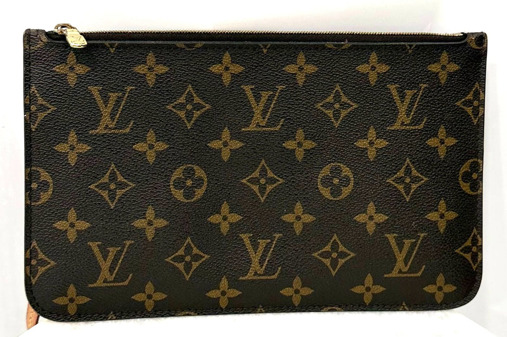 LOUIS VUITTON MONOGRAM NEVERFULL MM POCHETTE WRISTLET