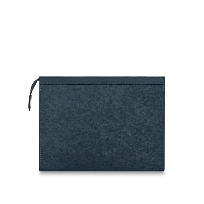 LOUIS VUITTON X NIGO MONGRAM DENIM VOYAGE MM CLUTCH BAG
