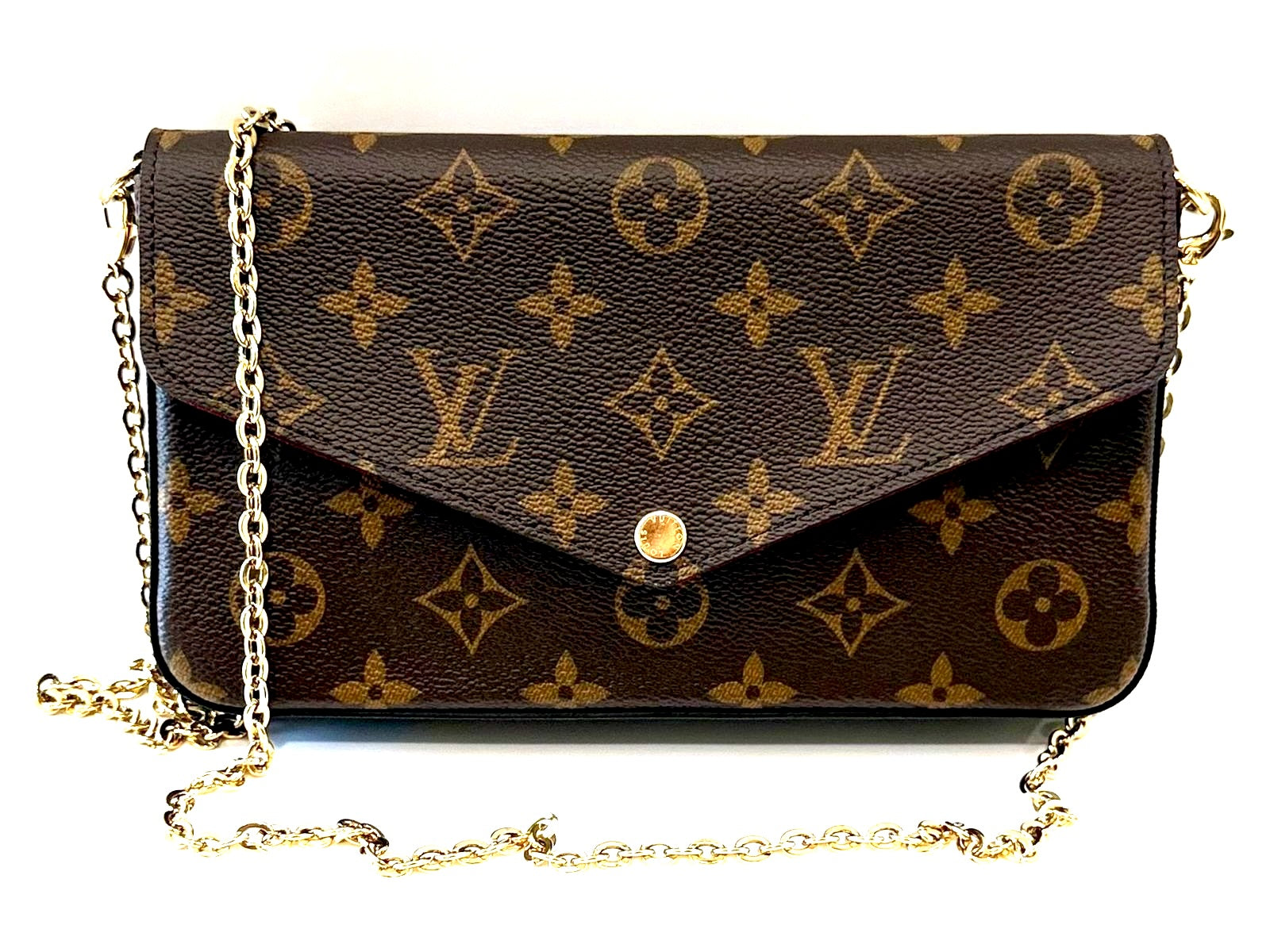 LOUIS VUITTON MONOGRAM POCHETTE FÉLICIE CHAIN BAG