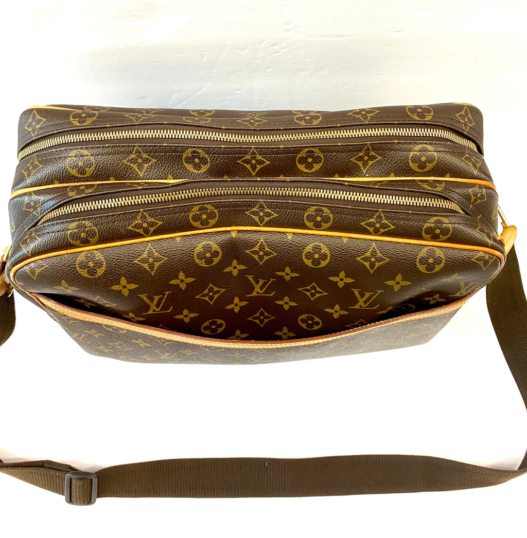 LOUIS VUITTON MONOGRAM REPORTER GM SHOULDER BAG