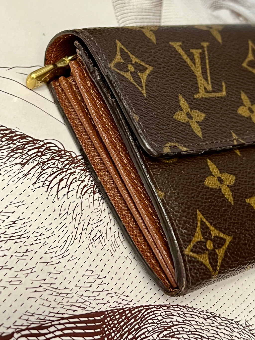 LOUIS VUITTON MONOGRAM SARAH WALLET