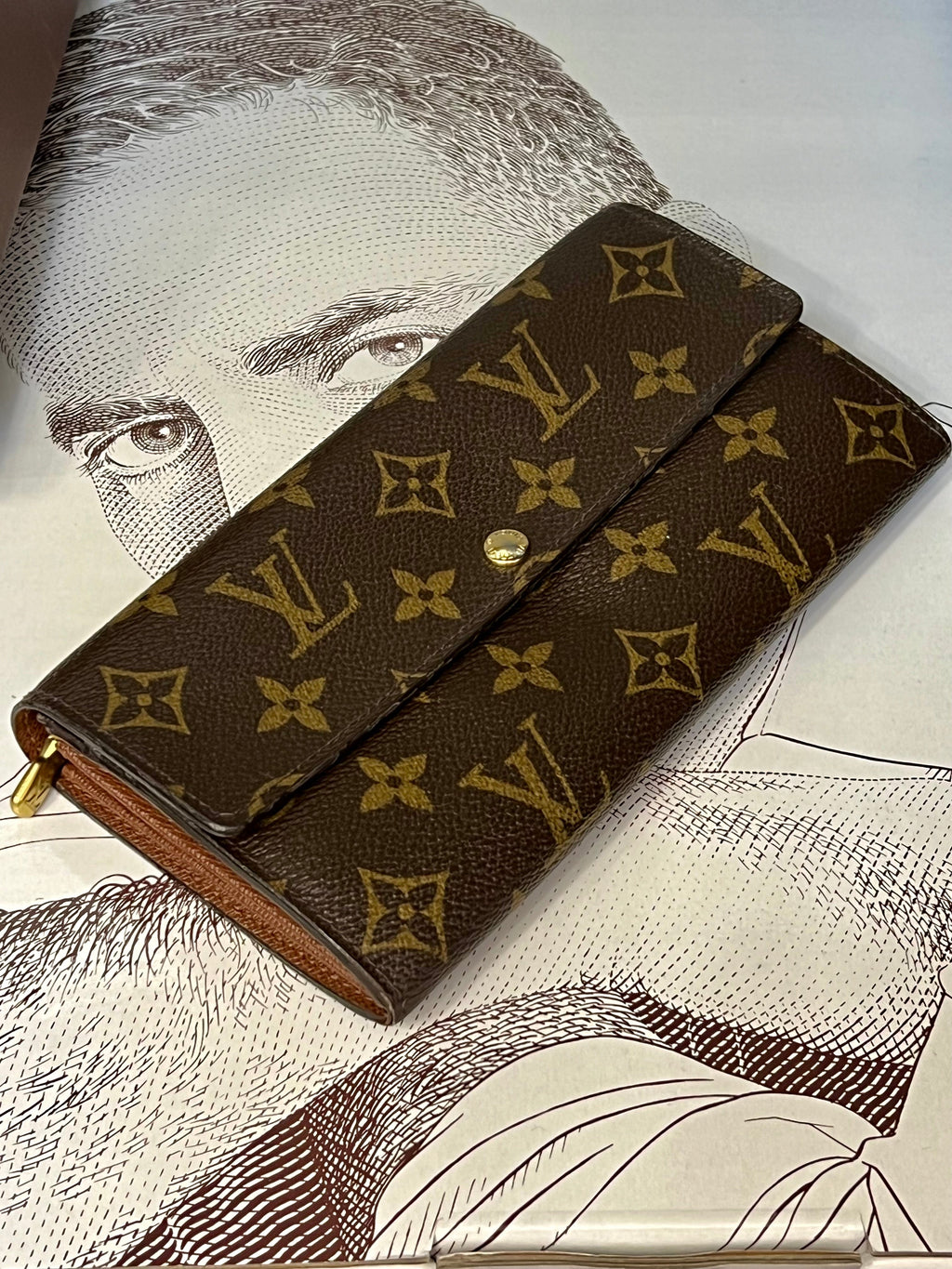 LOUIS VUITTON MONOGRAM SARAH WALLET