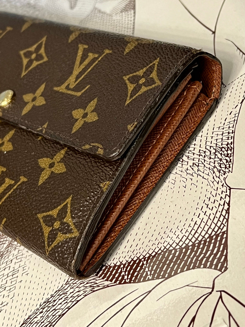 LOUIS VUITTON MONOGRAM SARAH WALLET