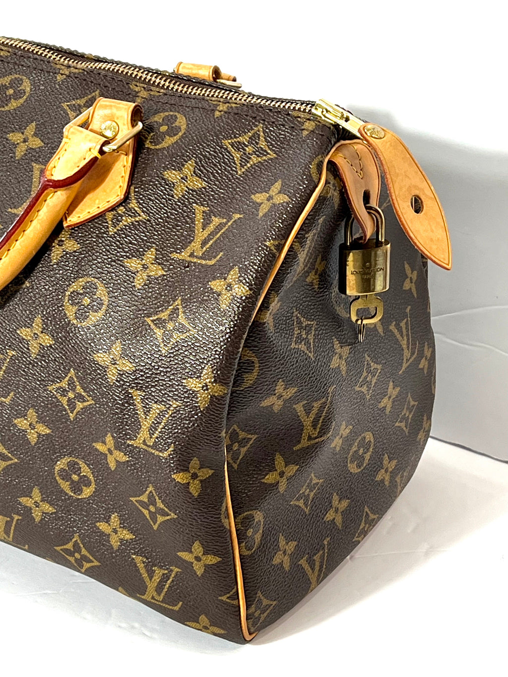 LOUIS VUITTON MONOGRAM SPEEDY 30 HANDBAG