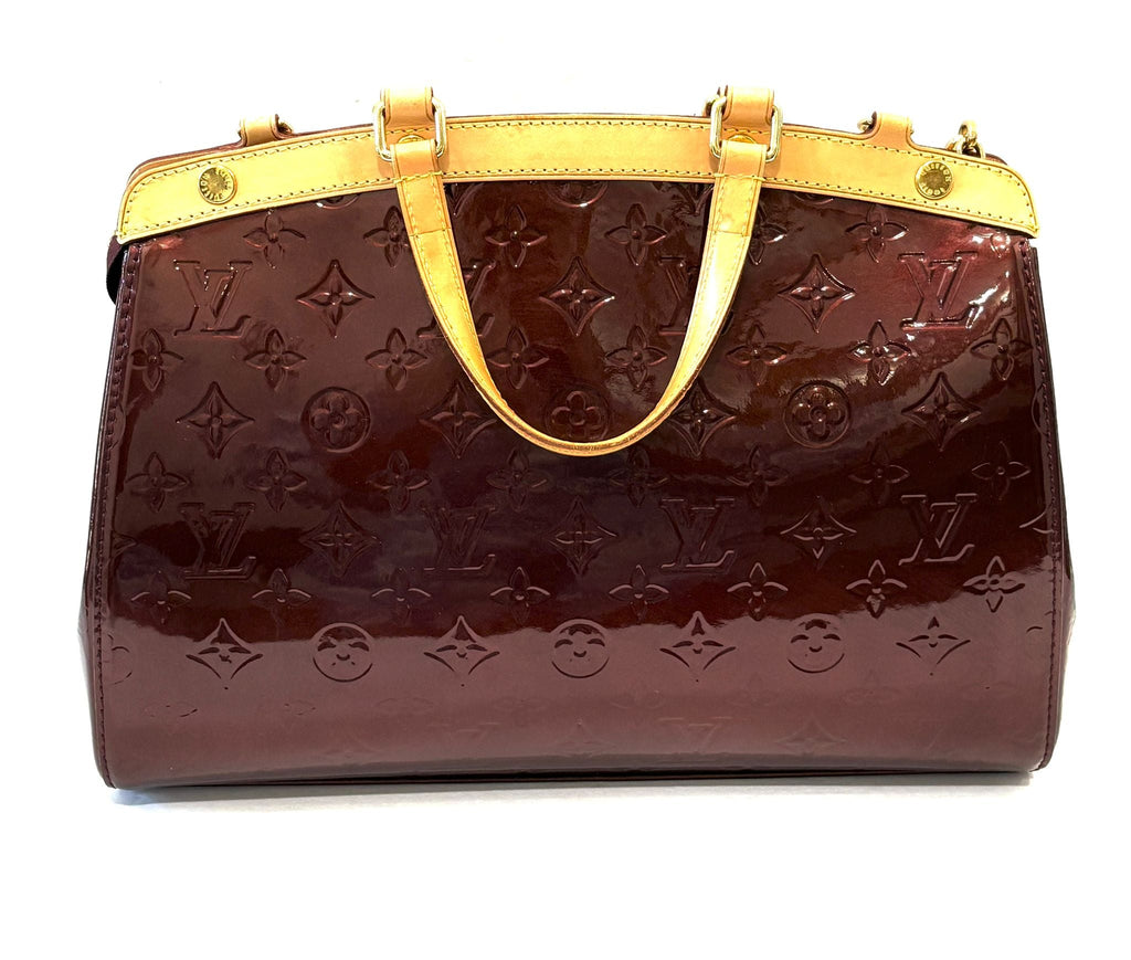 LOUIS VUITTON MONOGRAM VERNIS LEATHER BREA MM BAG