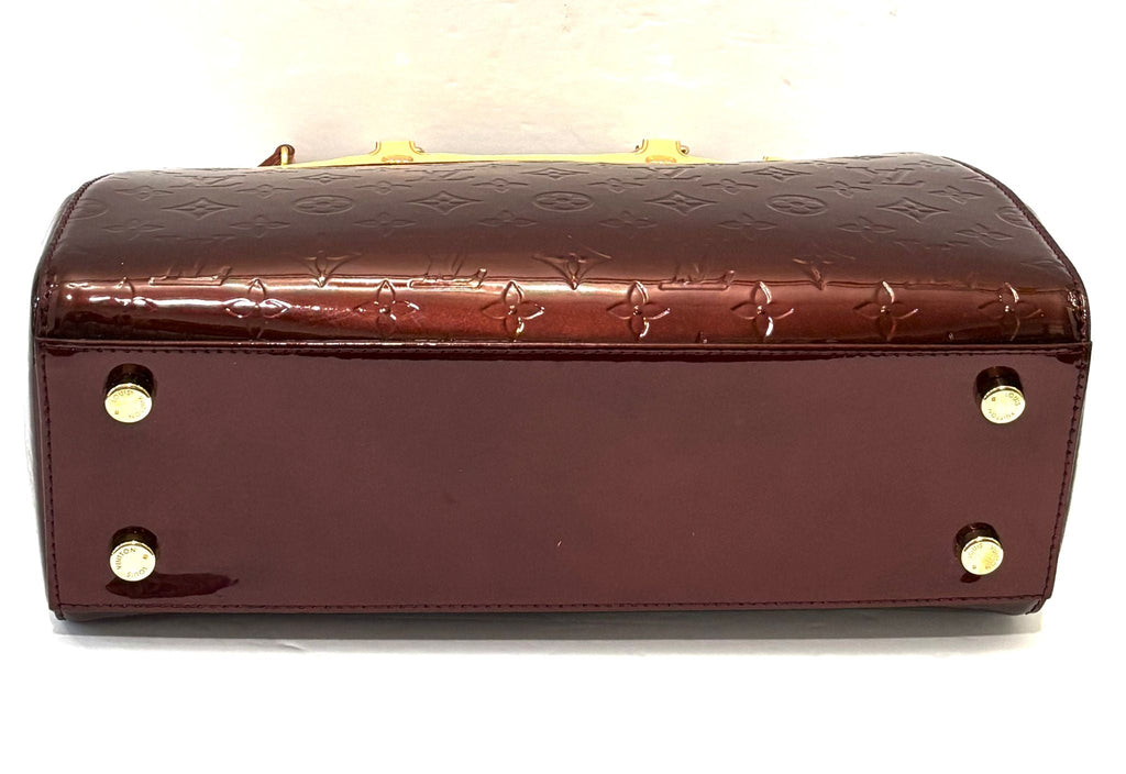 LOUIS VUITTON MONOGRAM VERNIS LEATHER BREA MM BAG