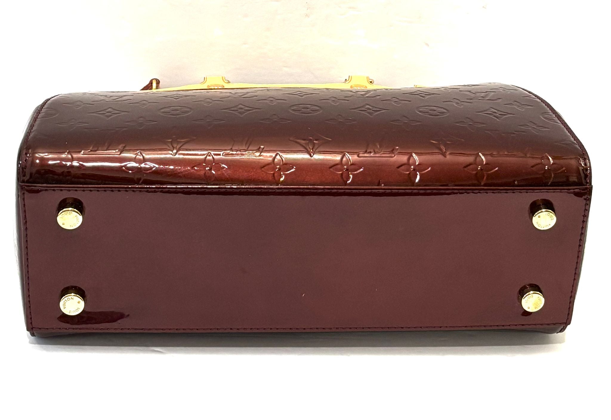 LOUIS VUITTON MONOGRAM VERNIS LEATHER BREA MM BAG