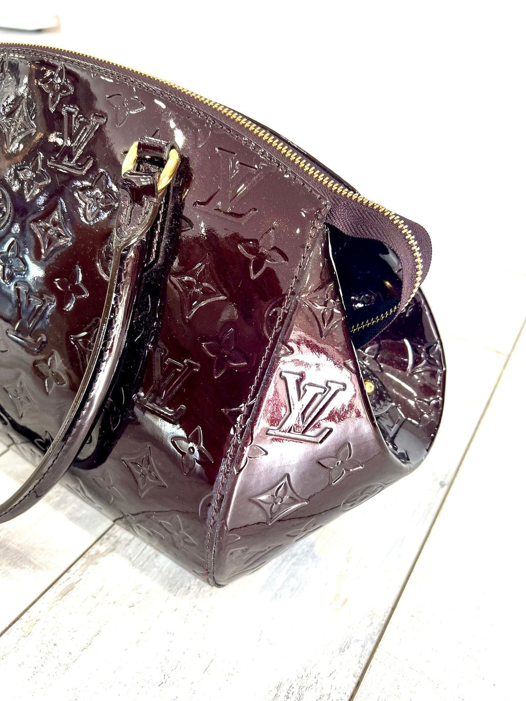 LOUIS VUITTON MONOGRAM VERNIS SHERWOOD PM SHOULDER BAG