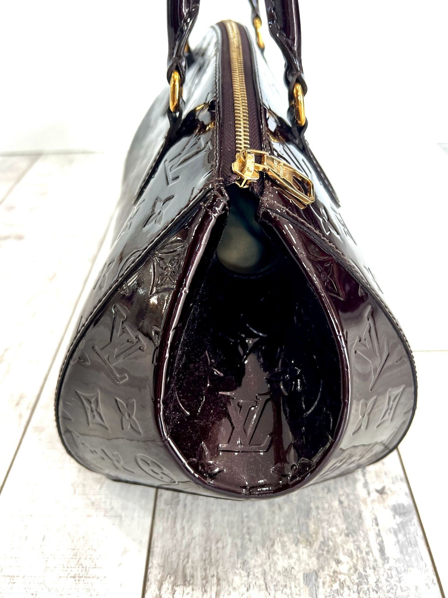 LOUIS VUITTON MONOGRAM VERNIS SHERWOOD PM SHOULDER BAG