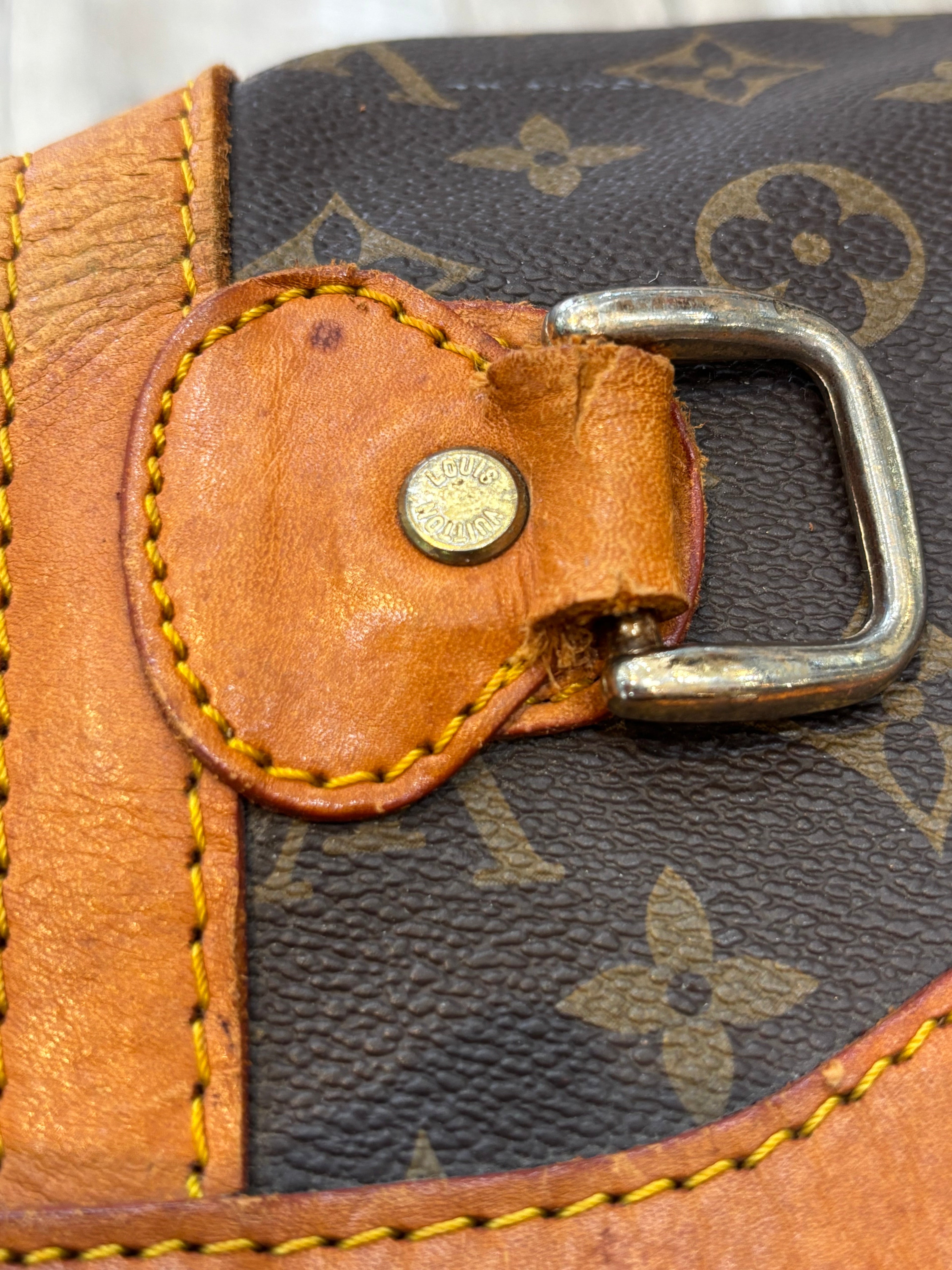 LV MONOGRAM VINTAGE WEEKENDER TRAVEL DUFFLE BAG