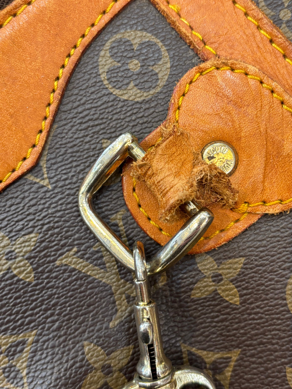 LV MONOGRAM VINTAGE WEEKENDER TRAVEL DUFFLE BAG