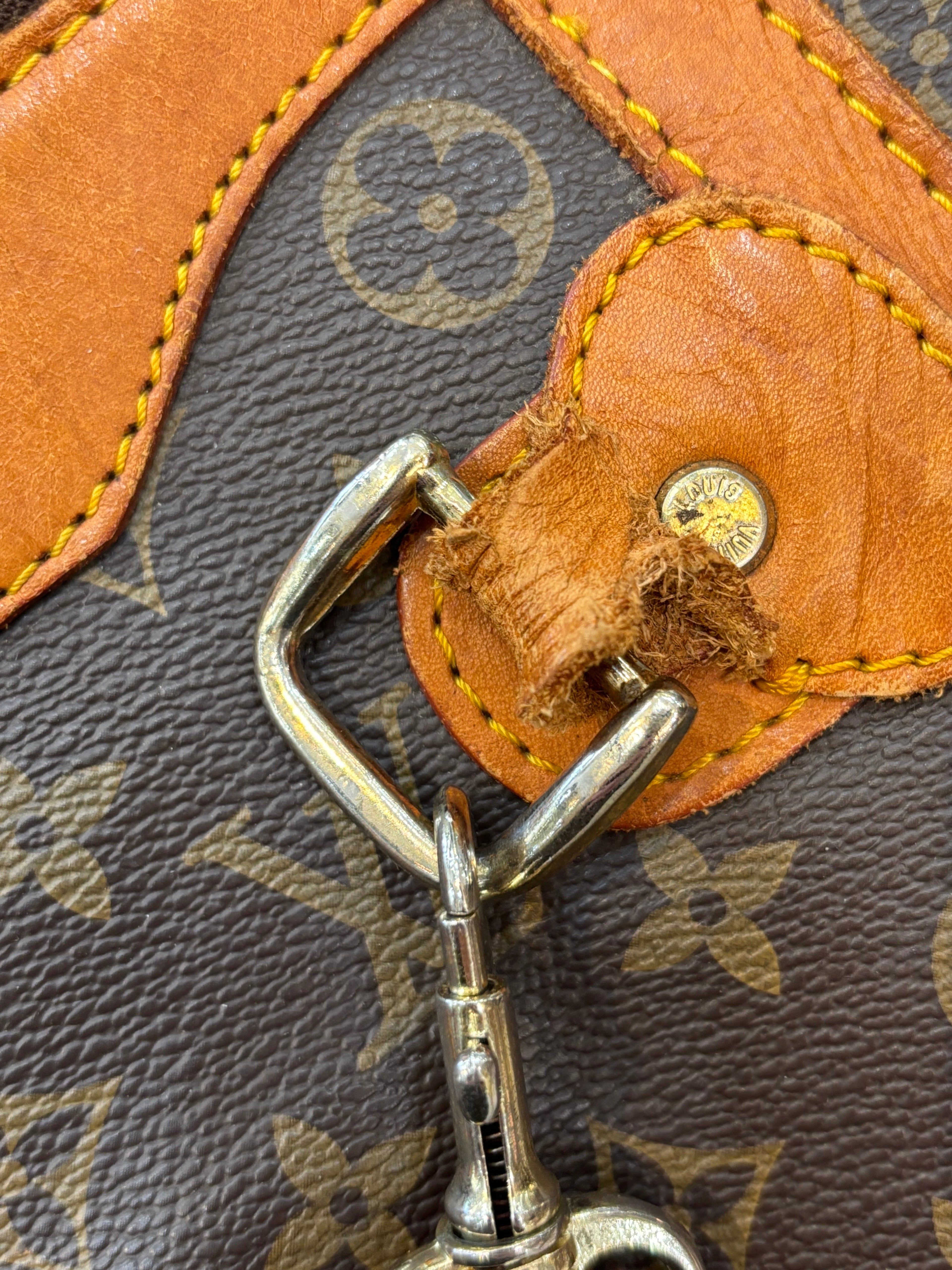 LV MONOGRAM VINTAGE WEEKENDER TRAVEL DUFFLE BAG