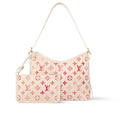 LV MONOGRAM SUNRISE AQUARELLE EMPREINTE LEATHER CARRYALL PM BAG