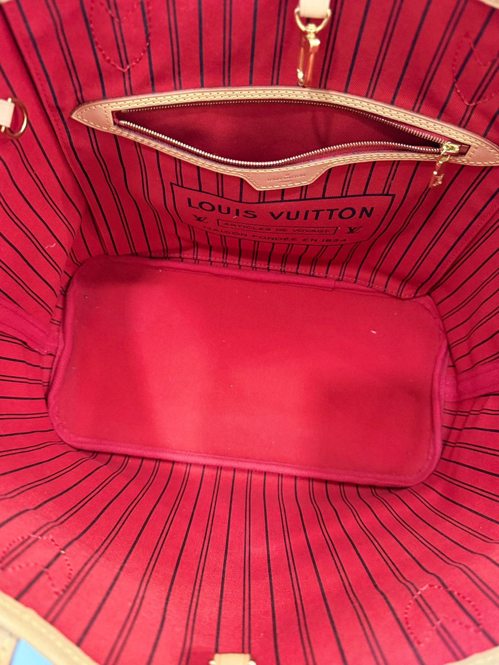 LOUIS VUITTON MONOGRAM NEVERFULL MM TOTE BAG
