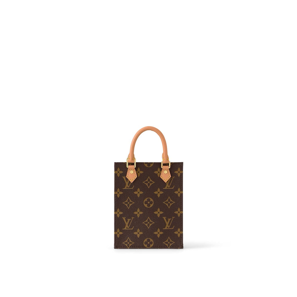 LOUIS VUITTON MONOGRAM PETIT SAC PLAT HANDBAG