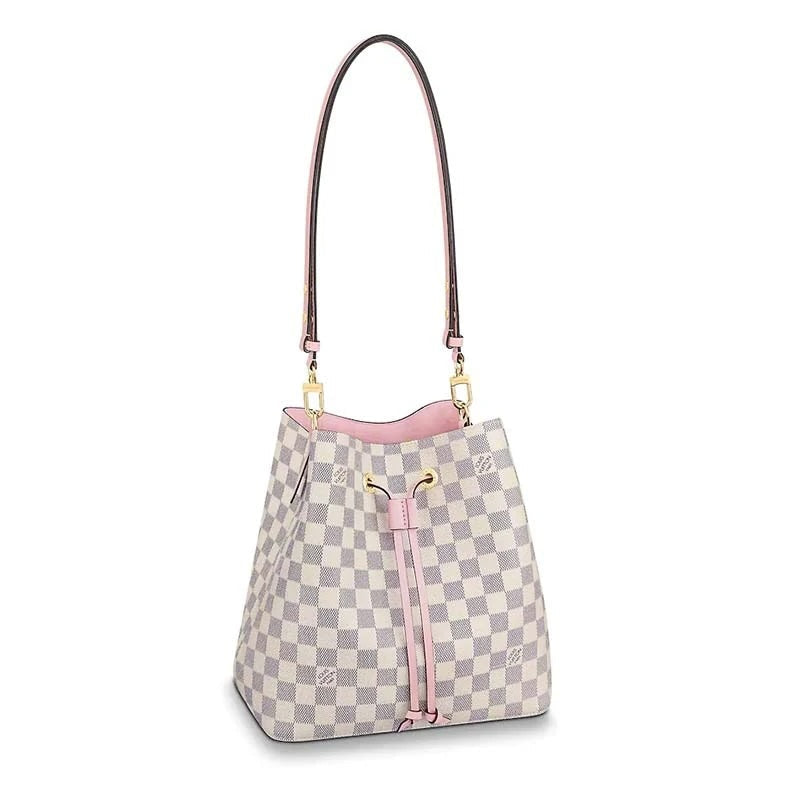 LOUIS VUITTON DAMIER AZUR NÉONOÉ EAU DE ROSE SHOULDER BAG
