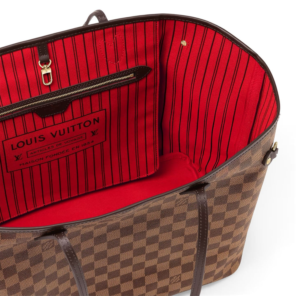 LOUIS VUITTON NEVERFULL GM DAMIER EBENE TOTE BAG