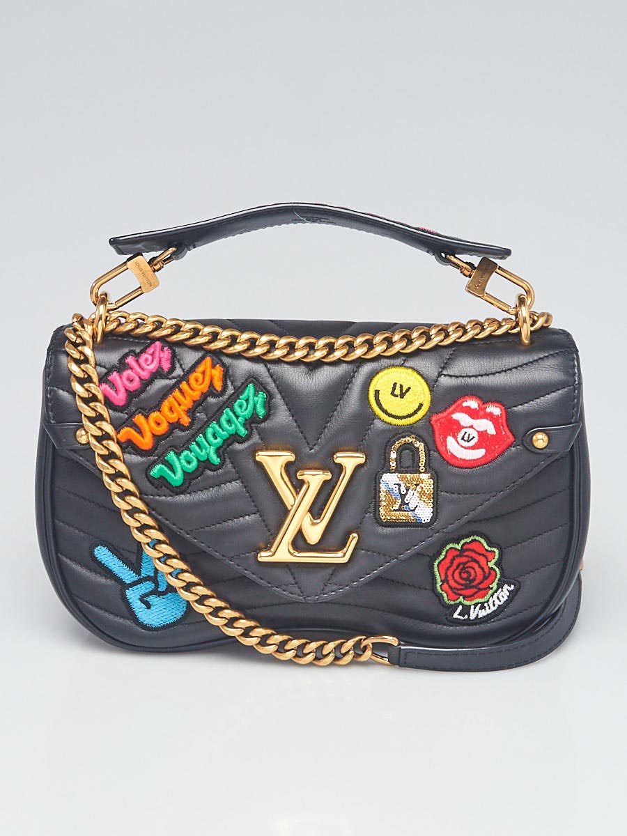 LOUIS VUITTON NEW WAVE QUILTED LEATHER PATCHES LIMITED EDITION MM BAG