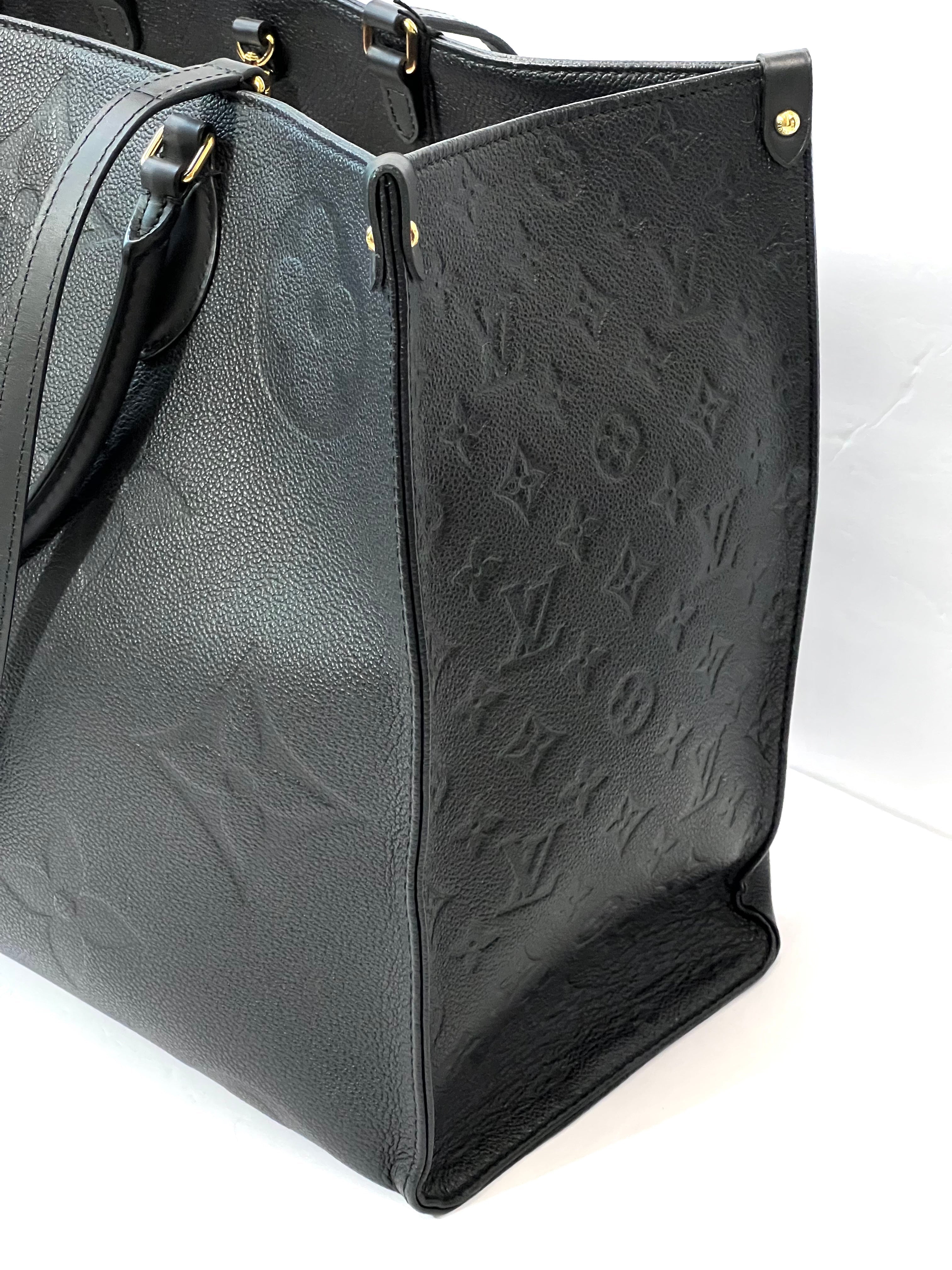 LOUIS VUITTON GIANT MONOGRAM EMPREINTE LEATHER ONTHEGO TOTE BAG
