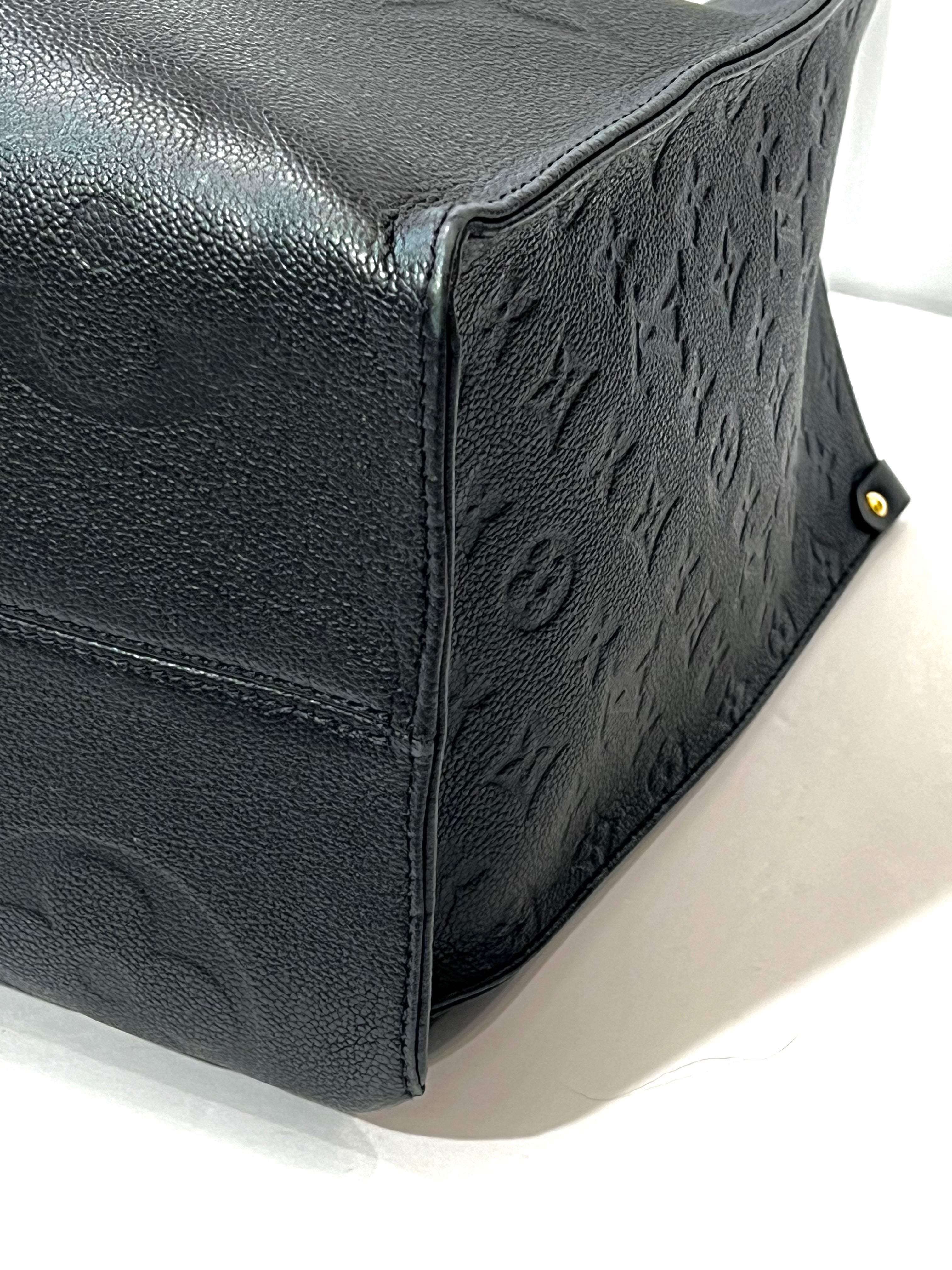 LOUIS VUITTON GIANT MONOGRAM EMPREINTE LEATHER ONTHEGO TOTE BAG
