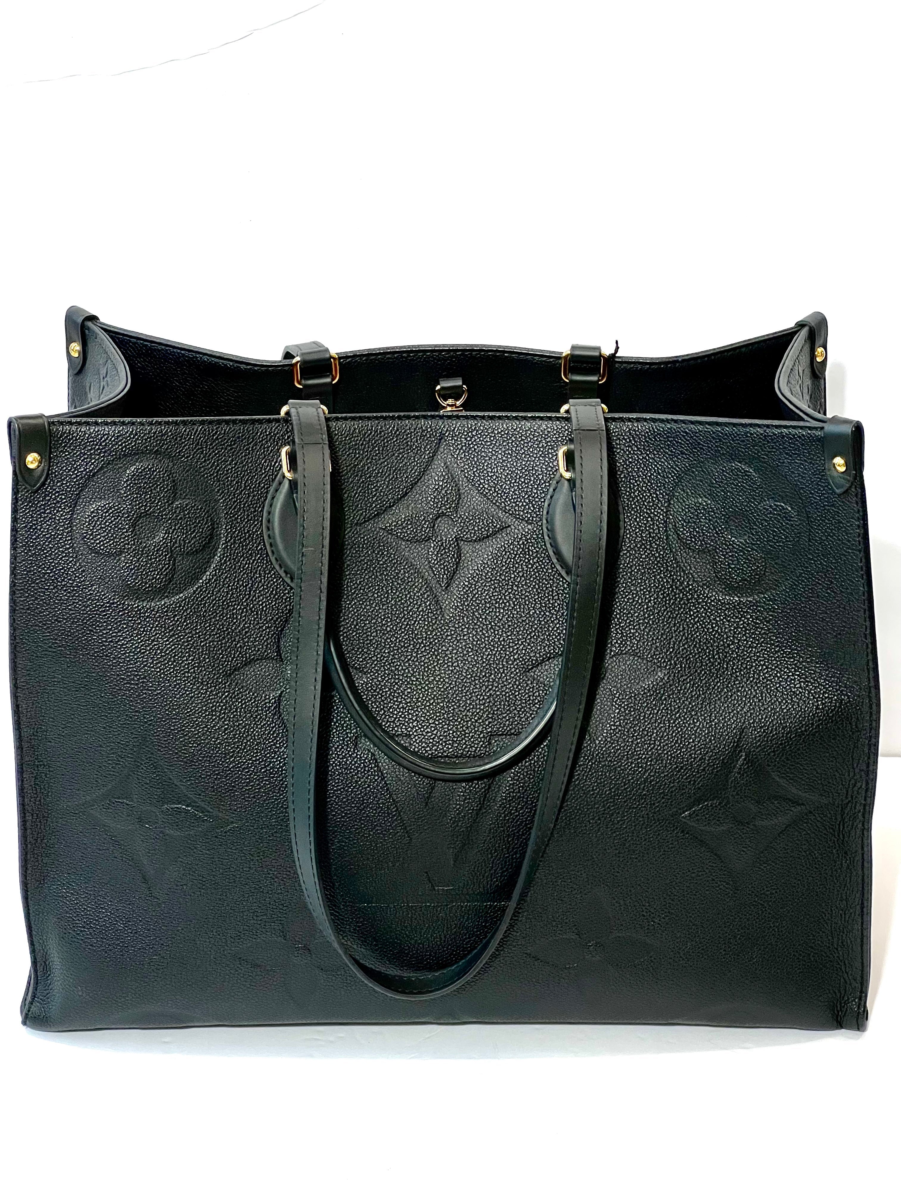LOUIS VUITTON GIANT MONOGRAM EMPREINTE LEATHER ONTHEGO TOTE BAG