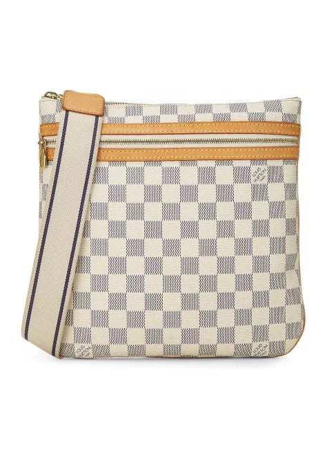 LOUIS VUITTON DAMIER AZUR POCHETTE BOSPHORE CROSSBODY BAG