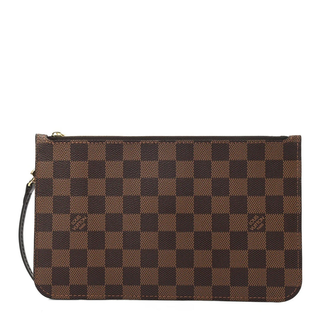 LOUIS VUITTON DAMIER EBENE NEVERFULL MM POCHETTE