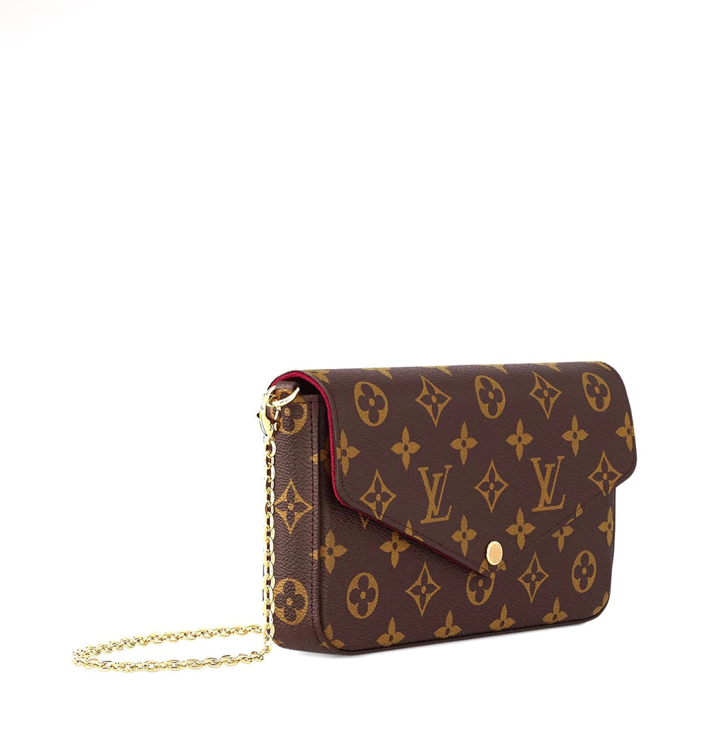 LOUIS VUITTON MONOGRAM POCHETTE FÉLICIE CHAIN BAG