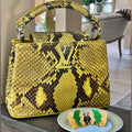 LOUIS VUITTON PYTHON MINI CAPUCINES BAG