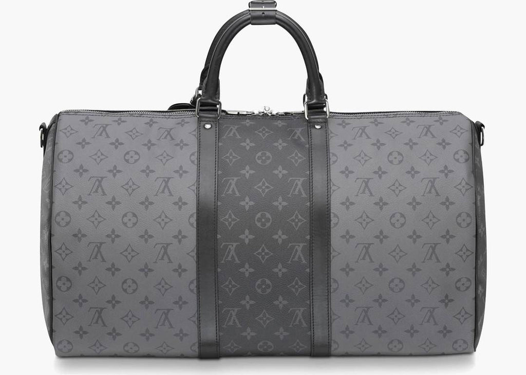 LOUIS VUITTON REVERSE MONOGRAM ECLIPSE KEEPALL BANDOULIÈRE 50 BAG