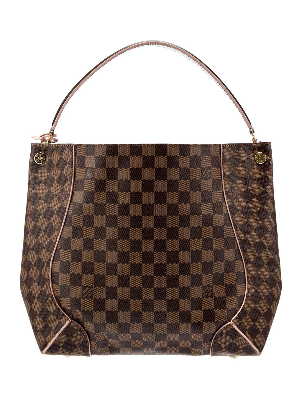 LOUIS VUITTON CAISSA DAMIER HOBO BAG ROSE BALLERINE