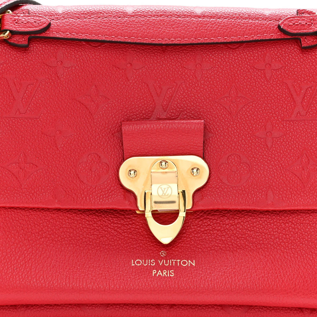 LV MONOGRAM EMPREINTE LEATHER VAVIN PM CHAIN BAG