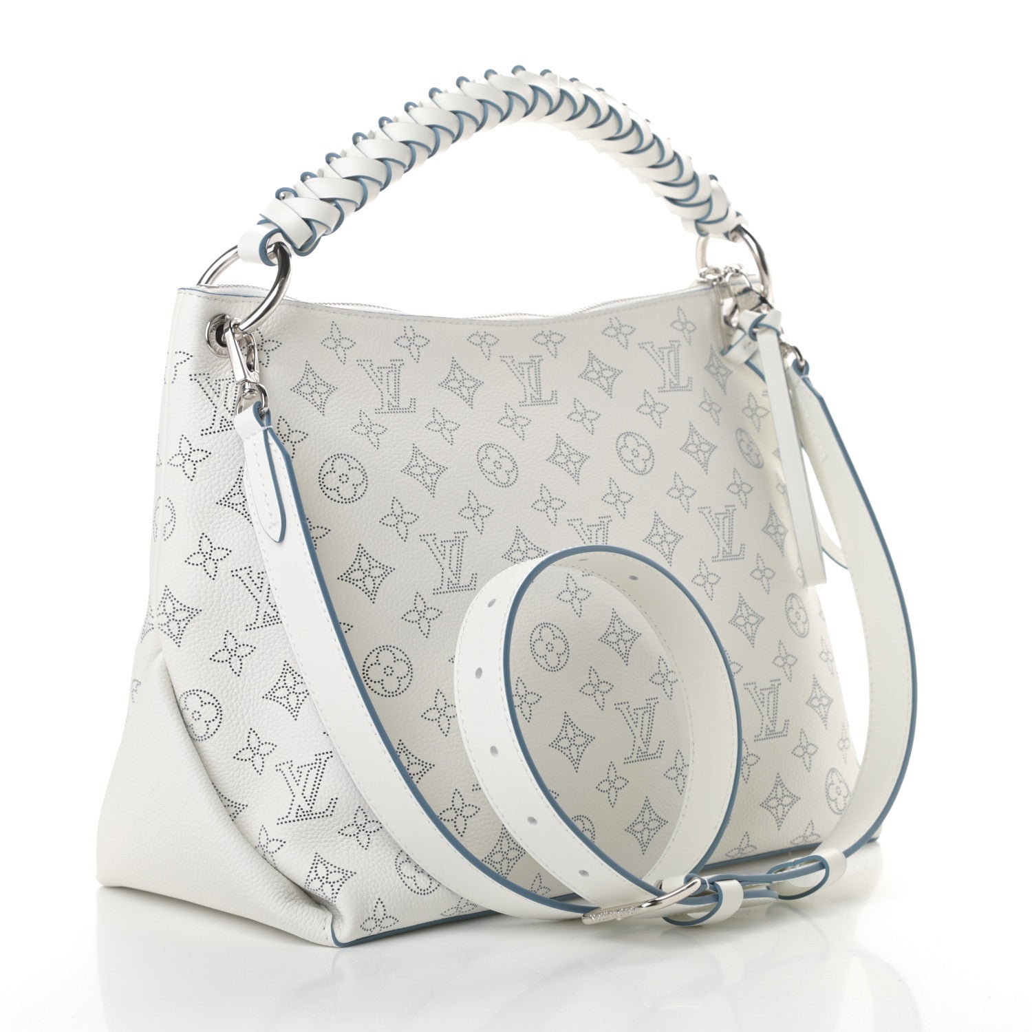 LOUIS VUITTON SNOW MAHINA BEAUBOURG HOBO MM BAG