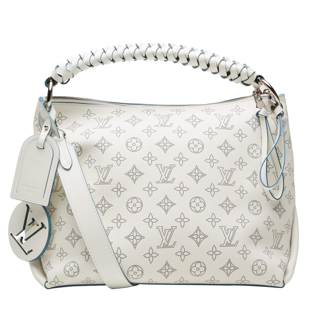 LOUIS VUITTON SNOW MAHINA BEAUBOURG HOBO MM BAG