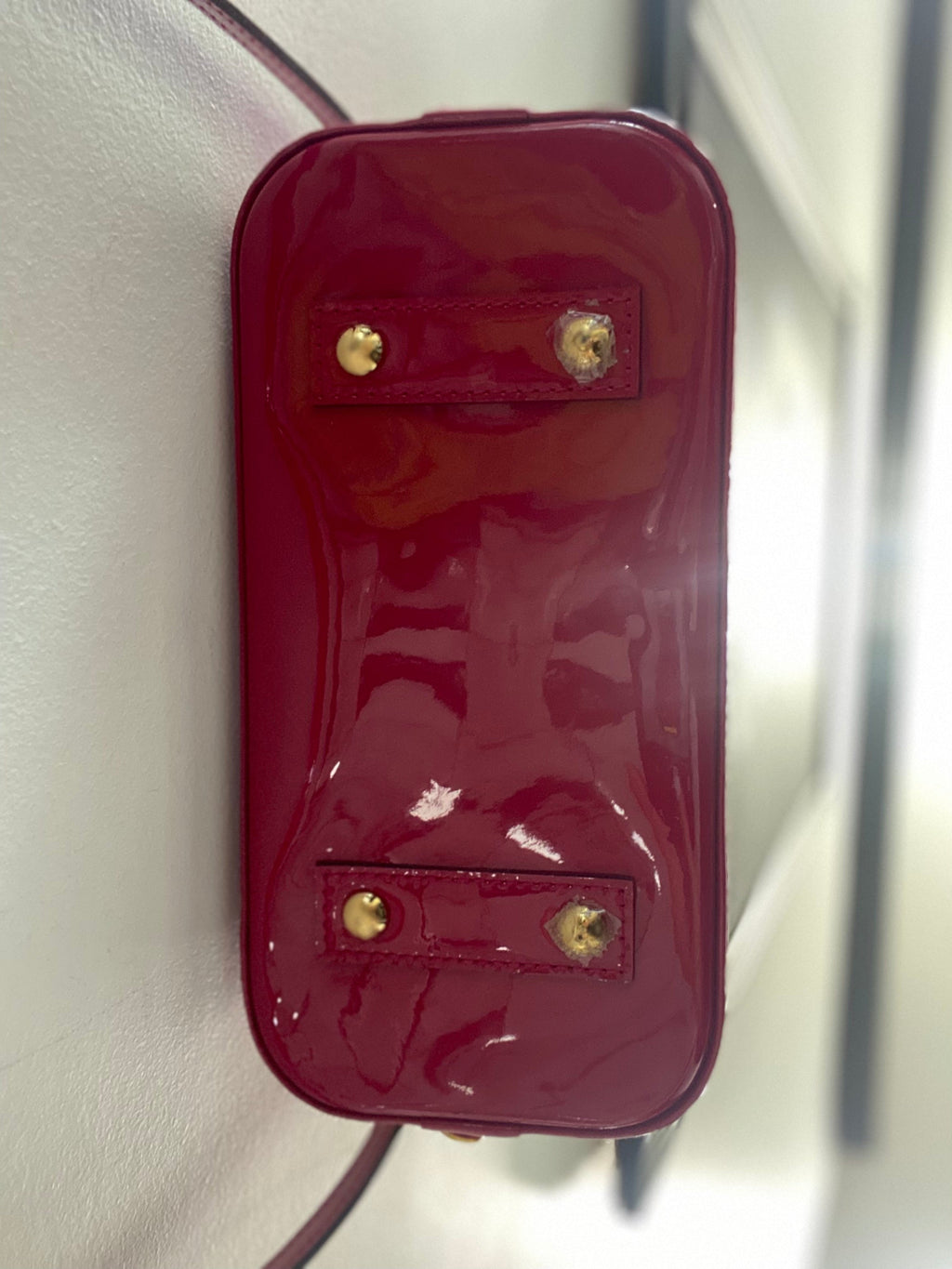 LOUIS VUITTON MONOGRAM VERNIS ALMA BB MAGENTA