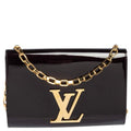 LOUIS VUITTON VERNIS LOUISE GM CHAIN BAG