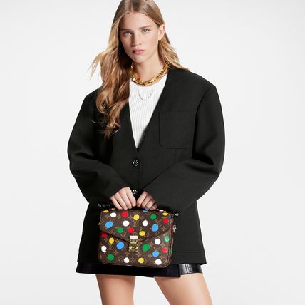 LOUIS VUITTON X YAYOI KUSAMA MONOGRAM POCHETTE METIS