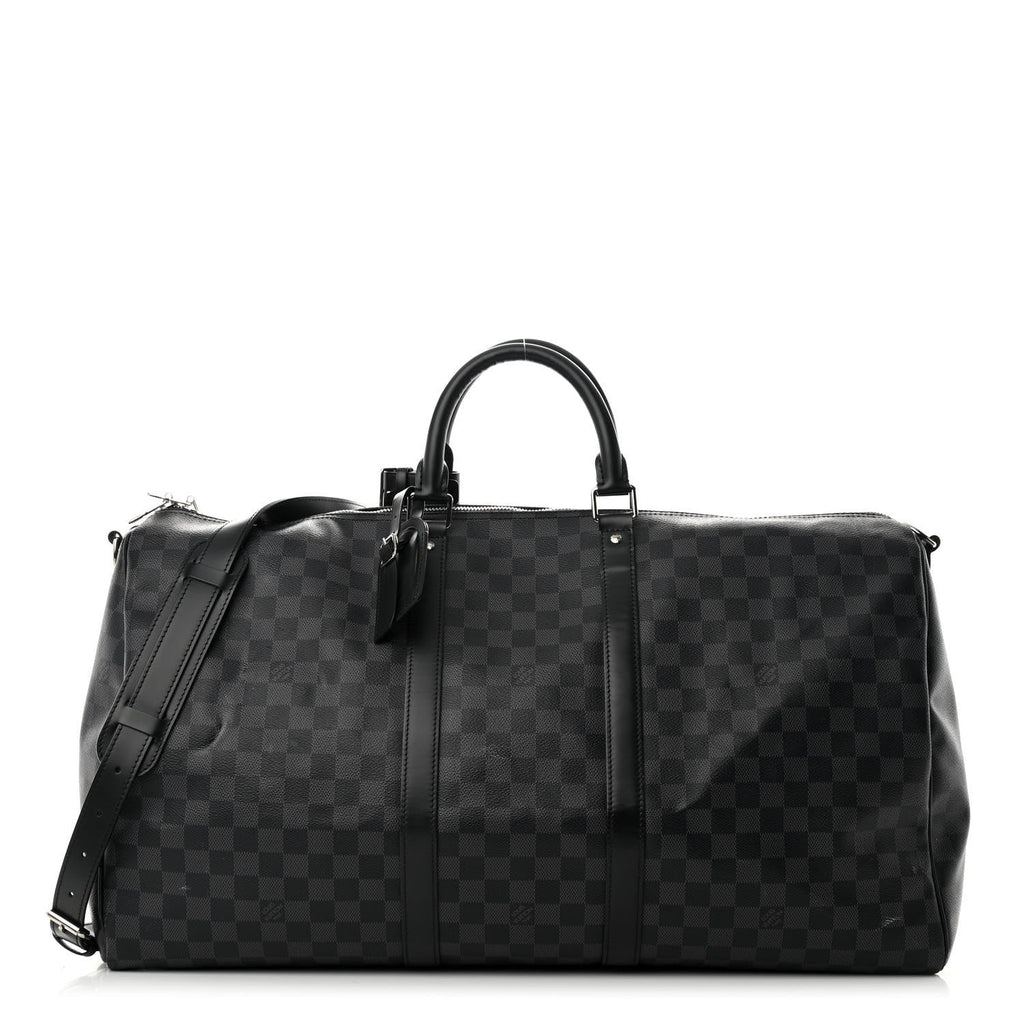 LOUIS VUITTON DAMIER GRAPHITE KEEPALL BANDOULIÈRE 55 BAG