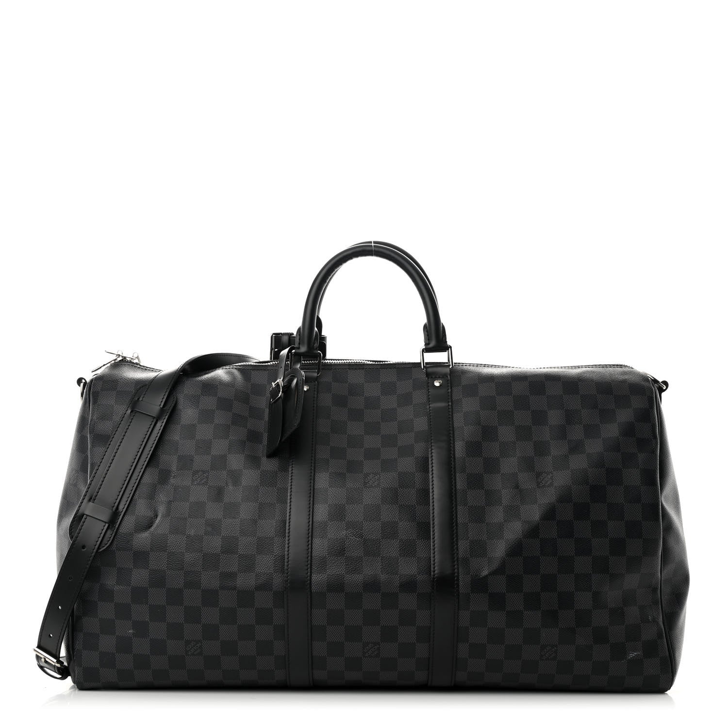 LOUIS VUITTON DAMIER GRAPHITE KEEPALL BANDOULIÈRE 55 BAG
