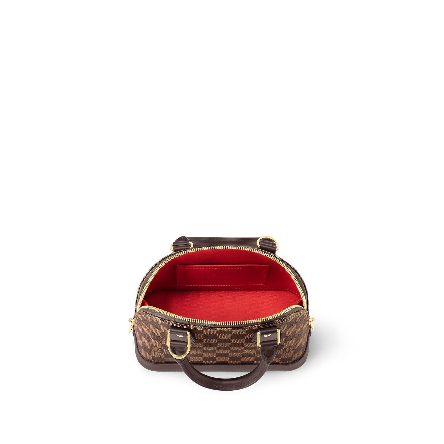 LOUIS VUITTON DAMIER EBENE ALMA BB BAG